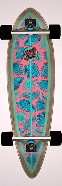 9.20in Cabana Dot Santa Cruz Pintail Cruiser