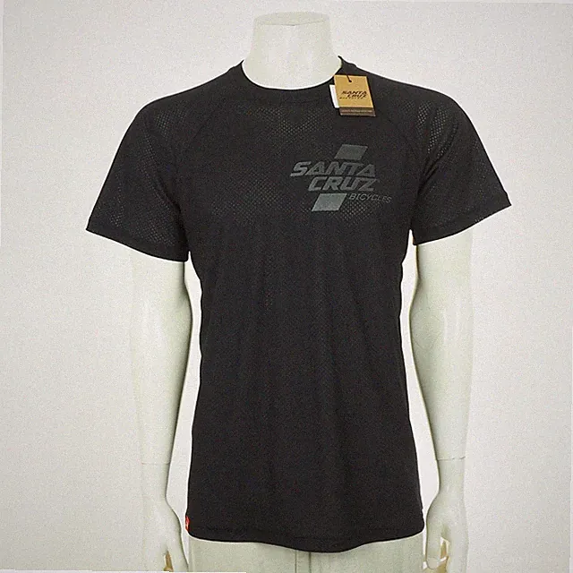 Santa Cruz Bicycles Cycling Tee Shirt Jersey Mens Small Black MTB Mountain Bike
