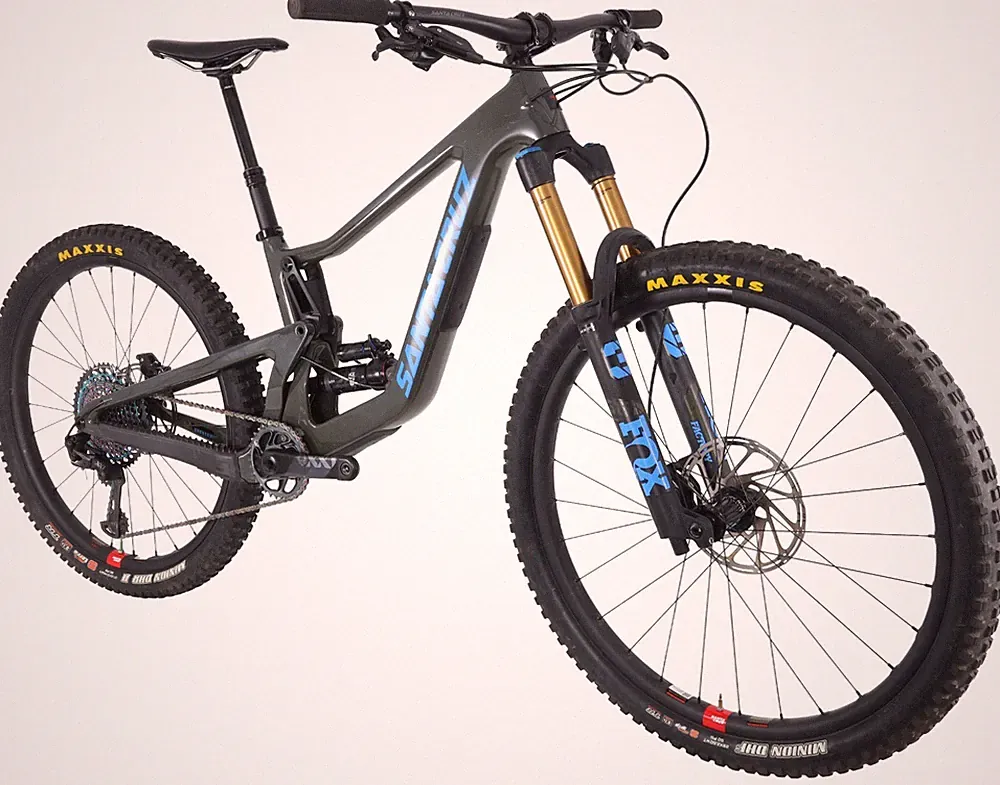 Santa Cruz Bronson CC XX1 Carbon Mtn Bike 1x 12s SM Moss/Blue MX Fox SRAM 2022