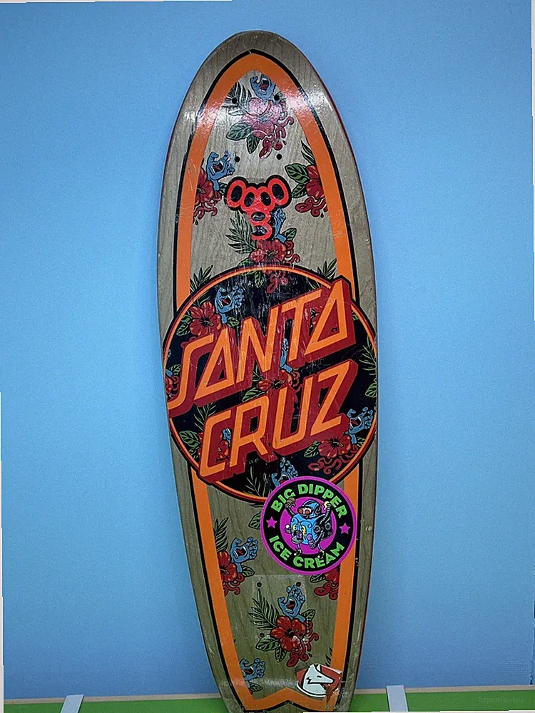 SANTA CRUZ CRUISER SCREAMING HAND VACATION DOT 9 X 28 SHARK (USED-SEE PHOTOS)